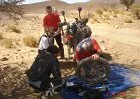 Expedition Training - Fixing a puncture in the desert