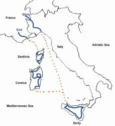Corsica - Sardinia - Sicily - Earth Sea & Fire